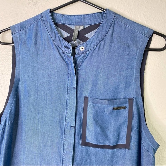 Sweaty Betty Bahia Chambray Shirt Dress - Picture 4 of 9